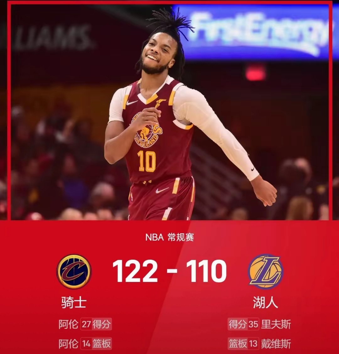 本轮焦点：湖人登顶，官方公布名单