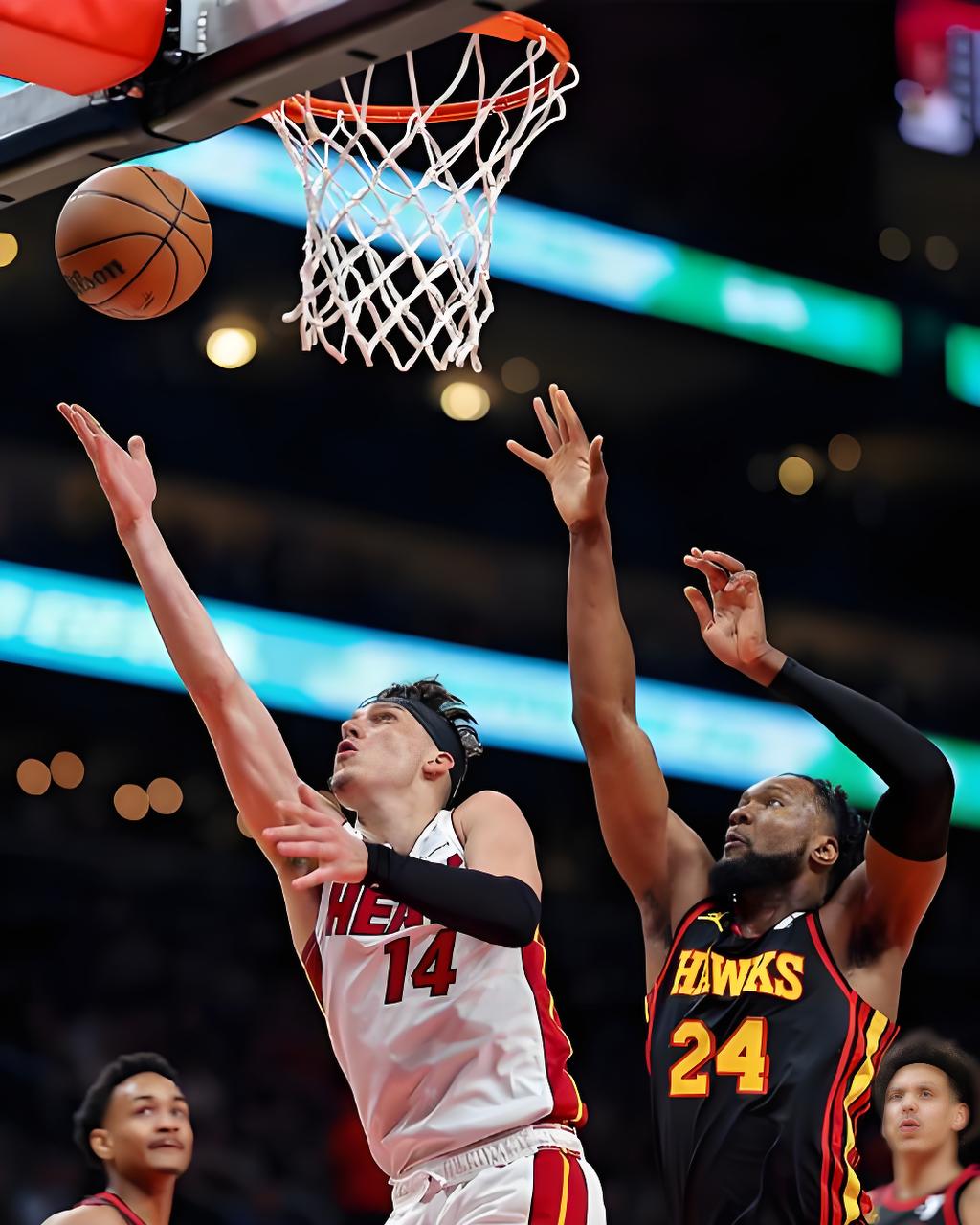 热火击败老鹰，取得四连胜